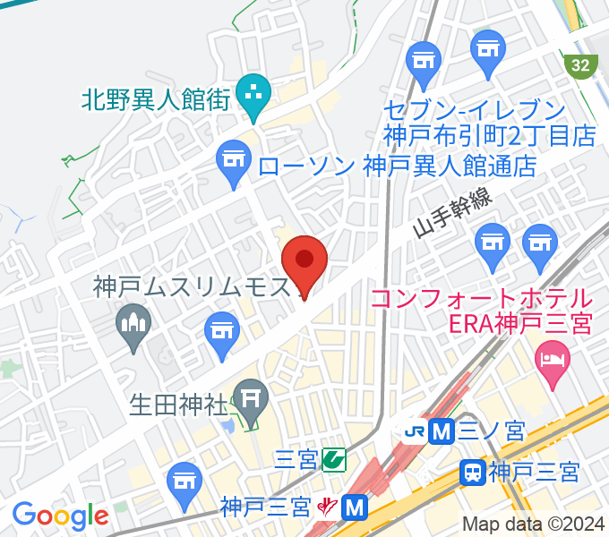 [移転]神戸三宮UP&ALLの場所
