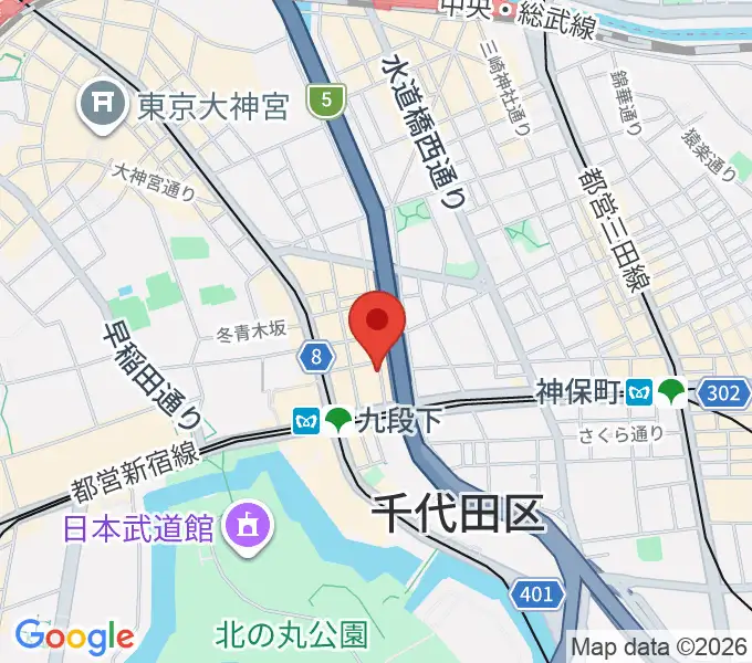 美ら音工房ヨーゼフ 東京店の地図