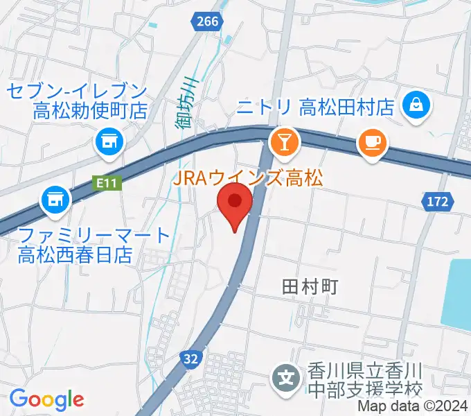 ピアノサロン・フィアカの地図