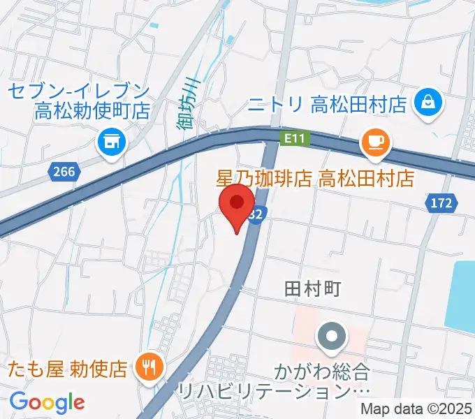 ピアノサロン・フィアカの地図