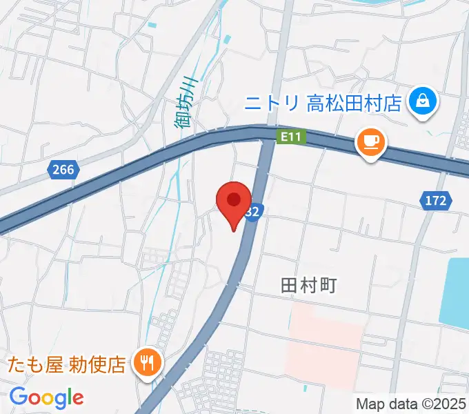 ピアノサロン・フィアカの地図