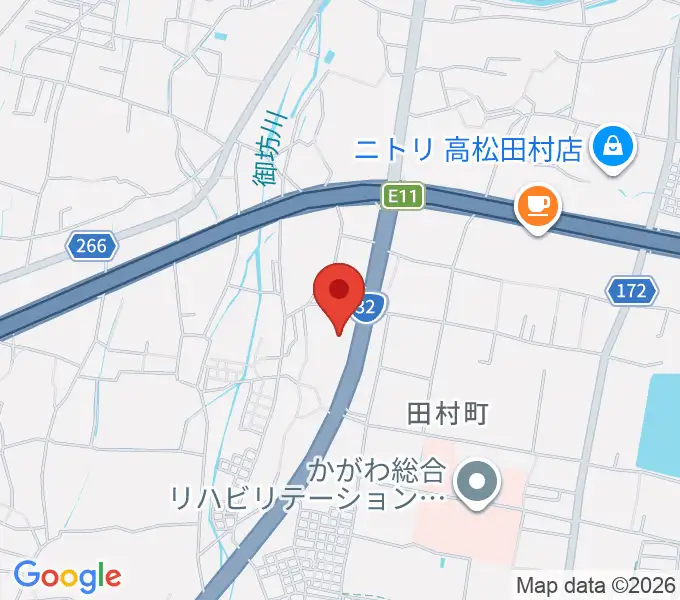 ピアノサロン・フィアカの地図