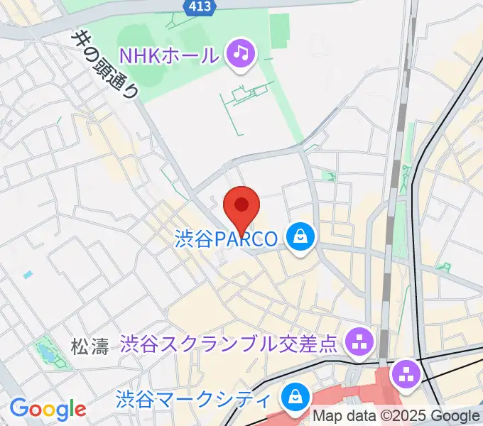 渋谷JUMPの地図