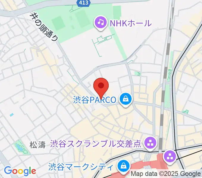渋谷JUMPの地図