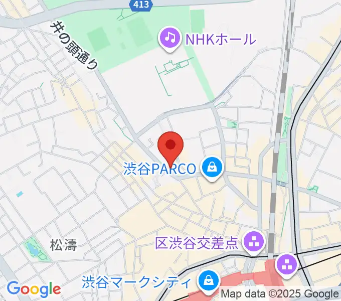 渋谷JUMPの地図
