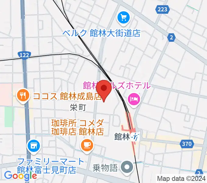 文右衛門ホールの地図