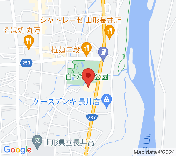 長井市民文化会館の場所
