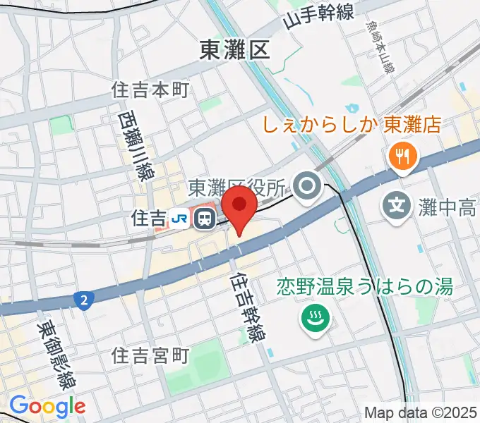神戸市立東灘区文化センターの地図