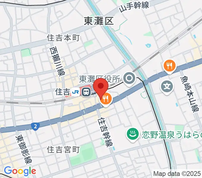 神戸市立東灘区文化センターの地図
