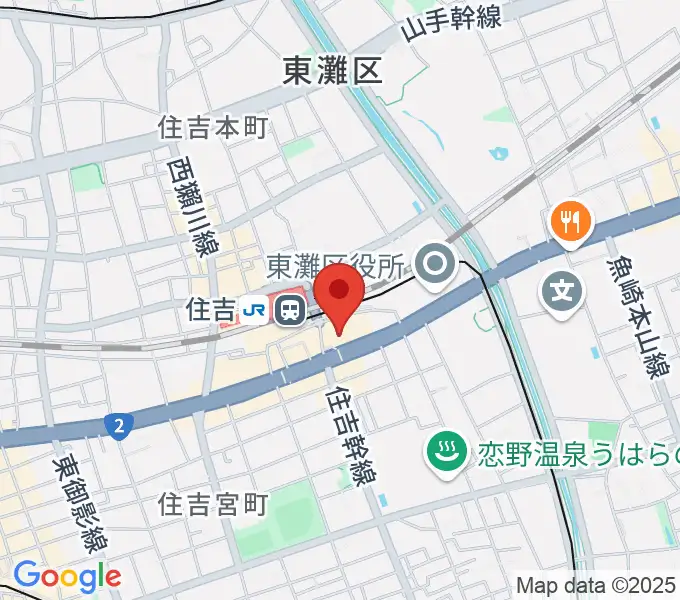 神戸市立東灘区文化センターの地図