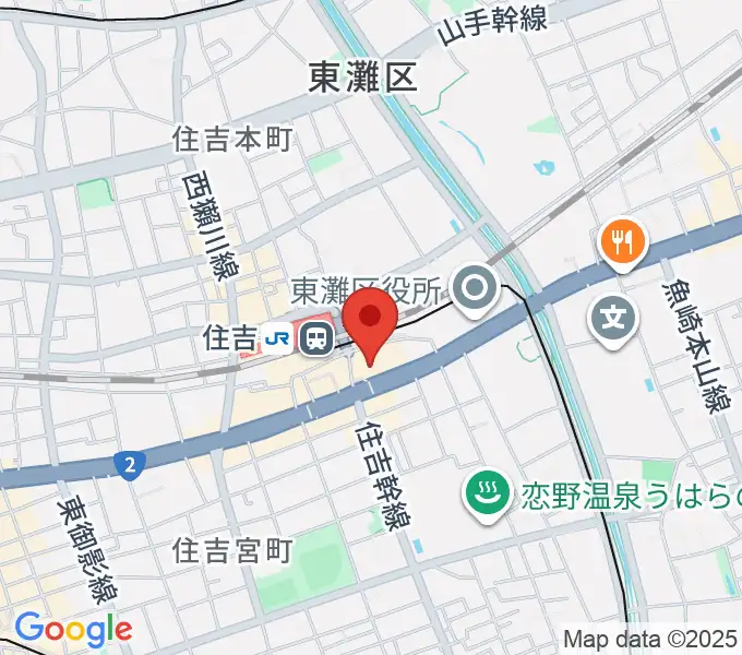 神戸市立東灘区文化センターの地図