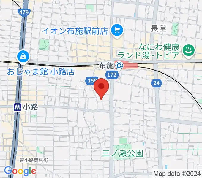 エジプトレコーズの地図