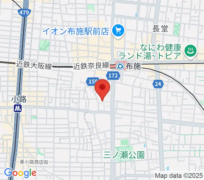 エジプトレコーズの地図