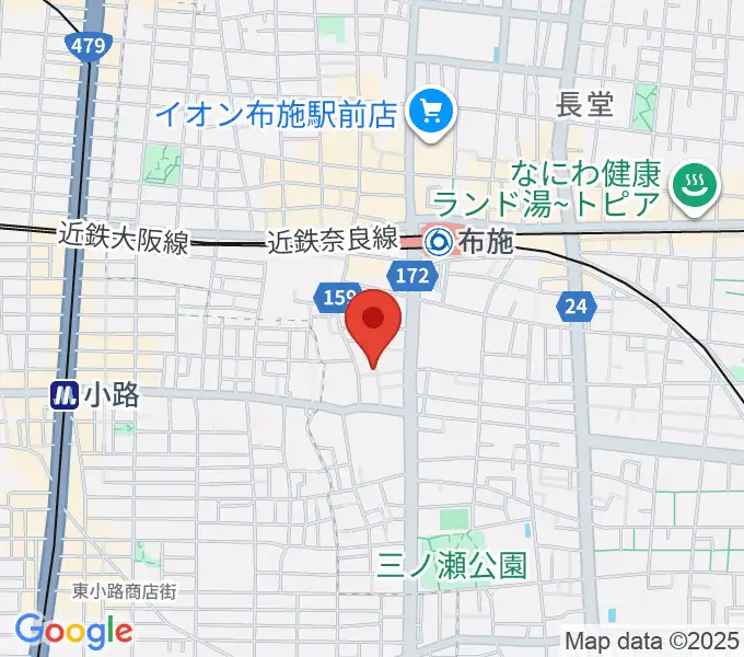 エジプトレコーズの地図