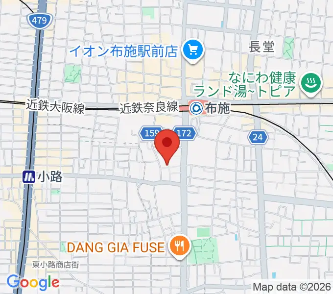 エジプトレコーズの地図