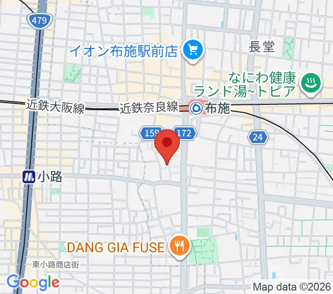 エジプトレコーズの地図