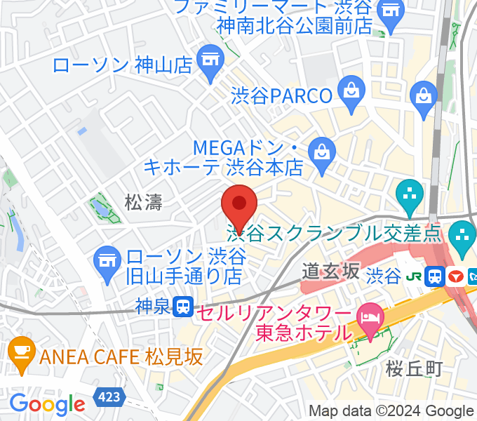 渋谷clubasiaの場所