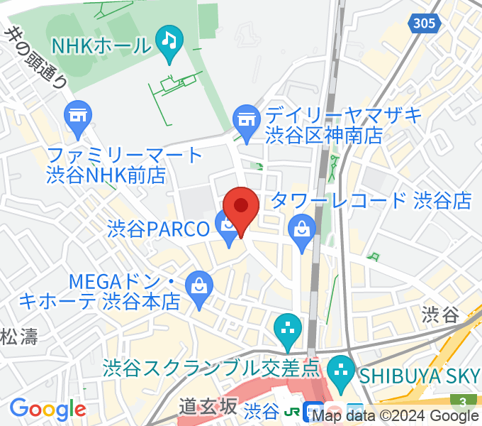 渋谷クアトロラボの場所
