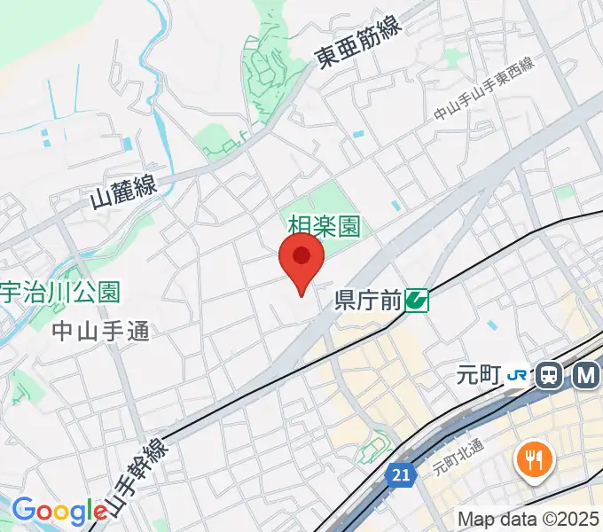 生田文化会館の地図