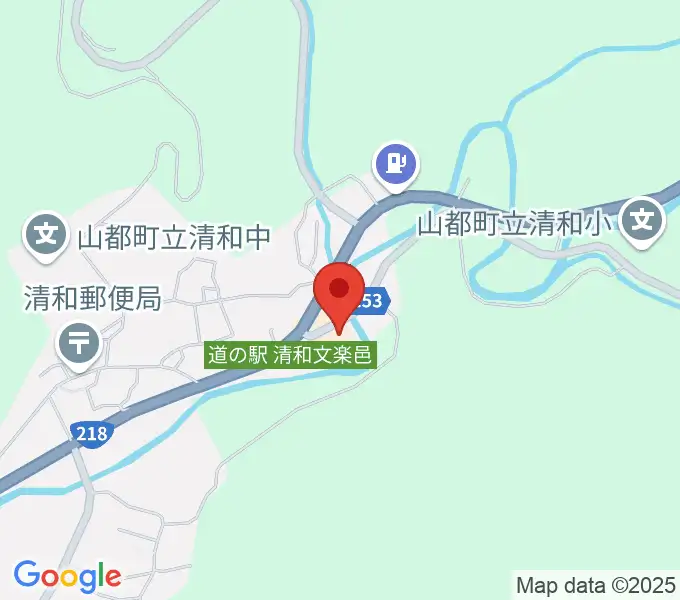 清和文楽館の地図