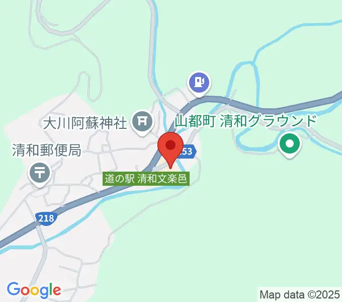 清和文楽館の地図