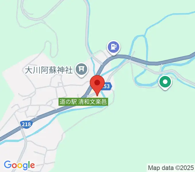 清和文楽館の地図