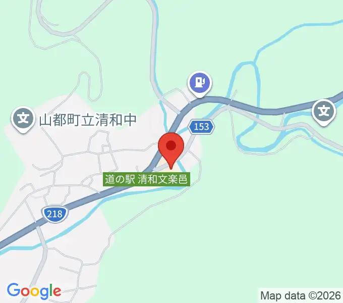 清和文楽館の地図