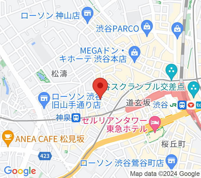 渋谷ATOM TOKYOの場所