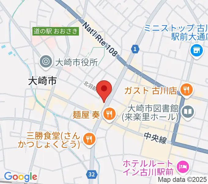 ソマキ・ミュージックの地図