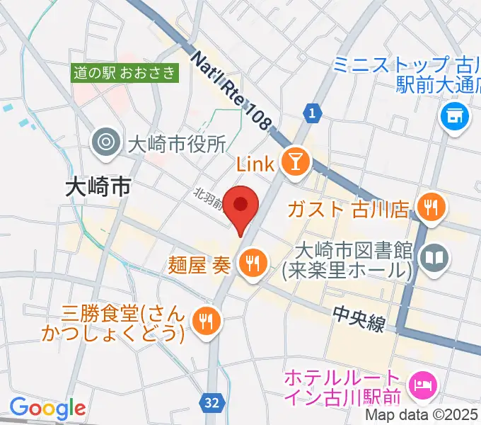 ソマキ・ミュージックの地図