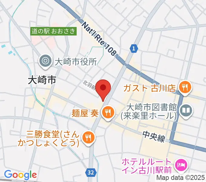 ソマキ・ミュージックの地図