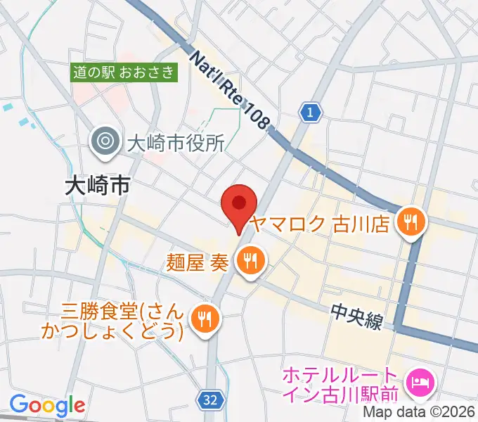 ソマキ・ミュージックの地図