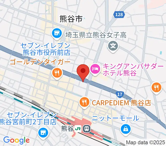 モルタルレコードの地図