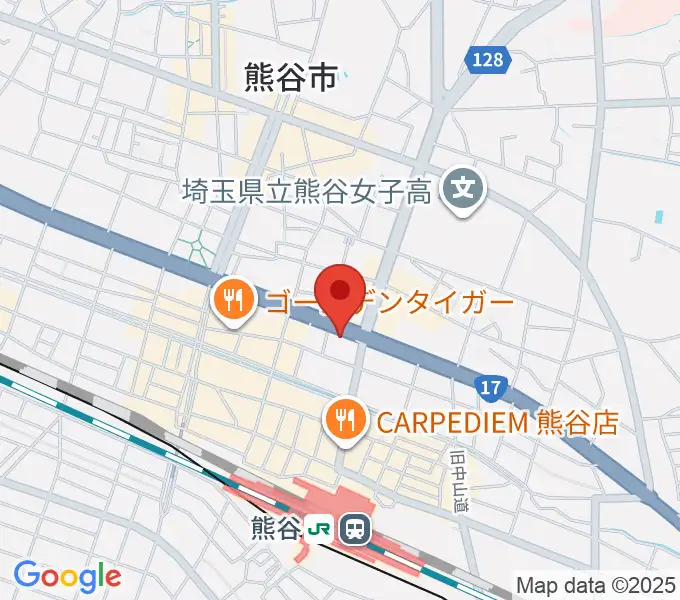 モルタルレコードの地図