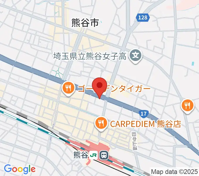 モルタルレコードの地図