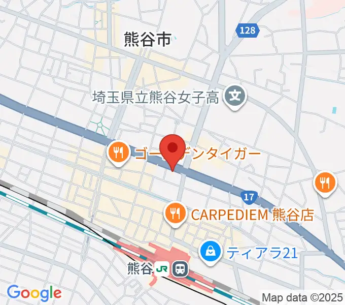 モルタルレコードの地図