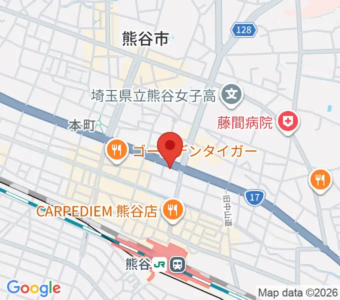 モルタルレコードの地図