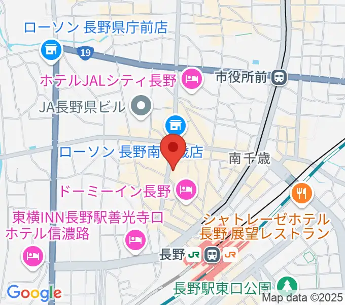 長野Venueの地図