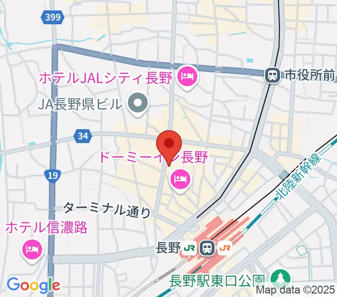 長野Venueの地図