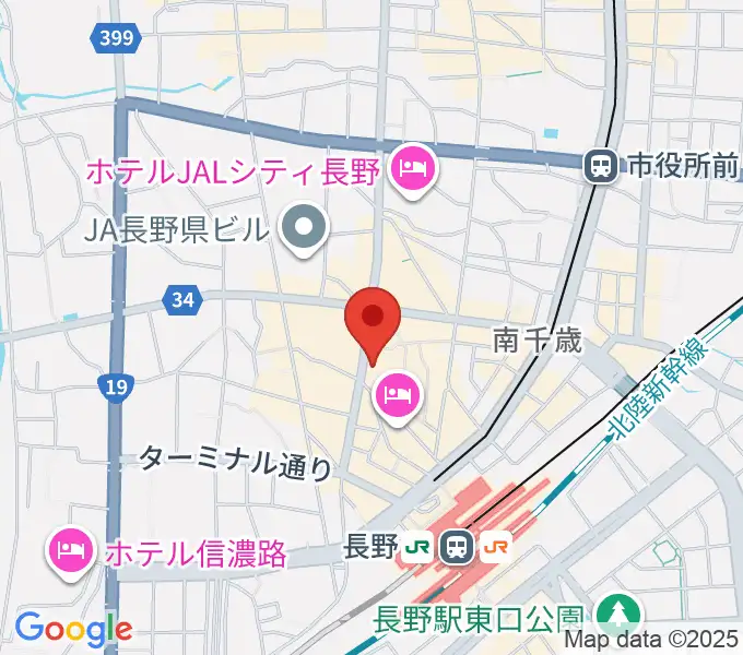 長野Venueの地図