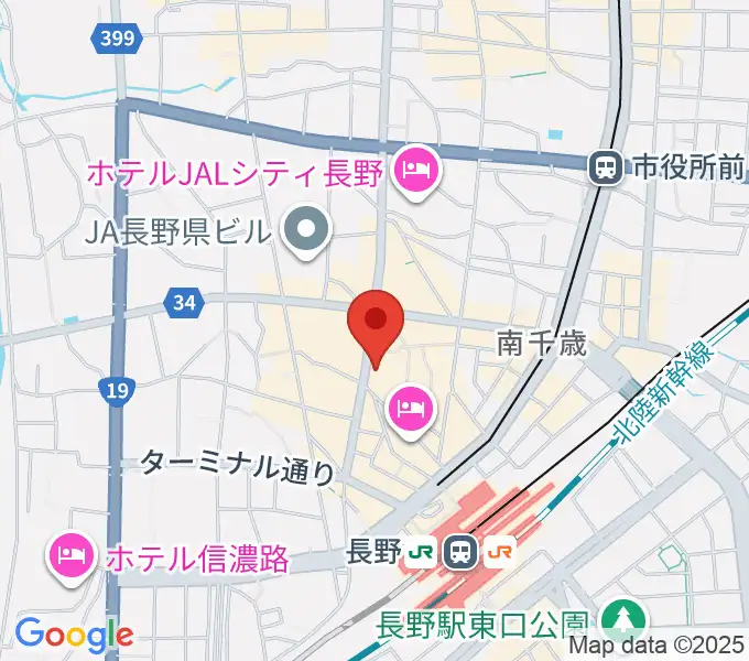 長野Venueの地図
