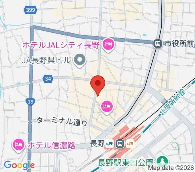 長野Venueの地図
