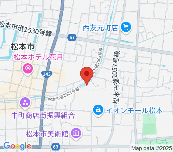 瓦レコードの地図