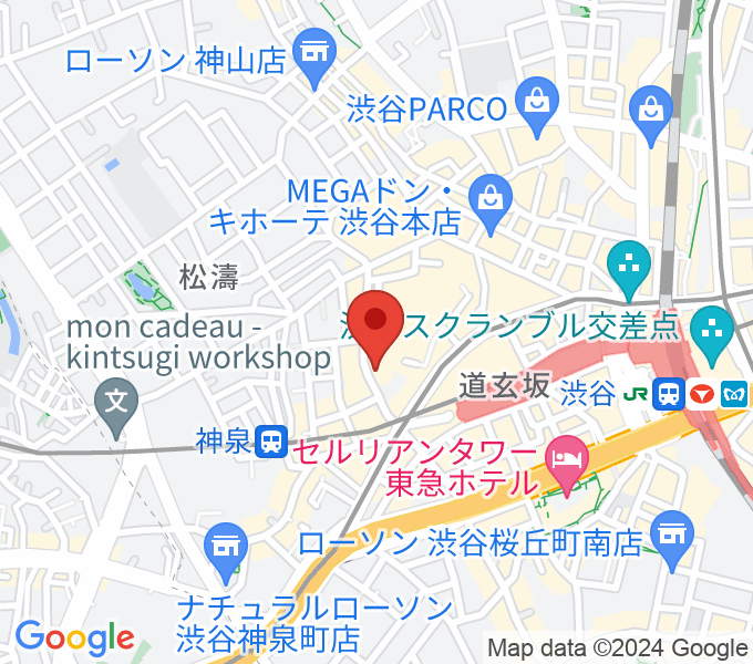 渋谷DESEOの場所