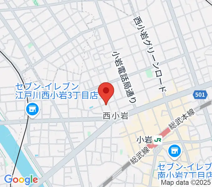 桃井ヴァイオリン教室の地図