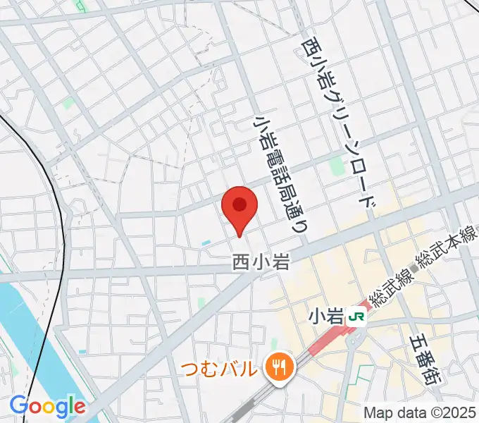 桃井ヴァイオリン教室の地図
