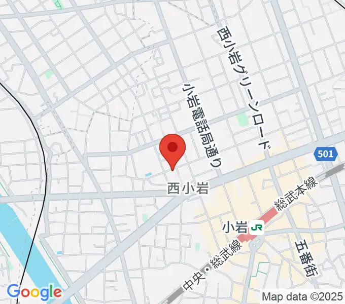 桃井ヴァイオリン教室の地図