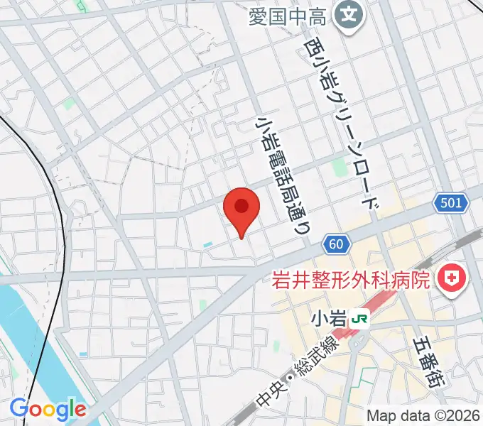 桃井ヴァイオリン教室の地図