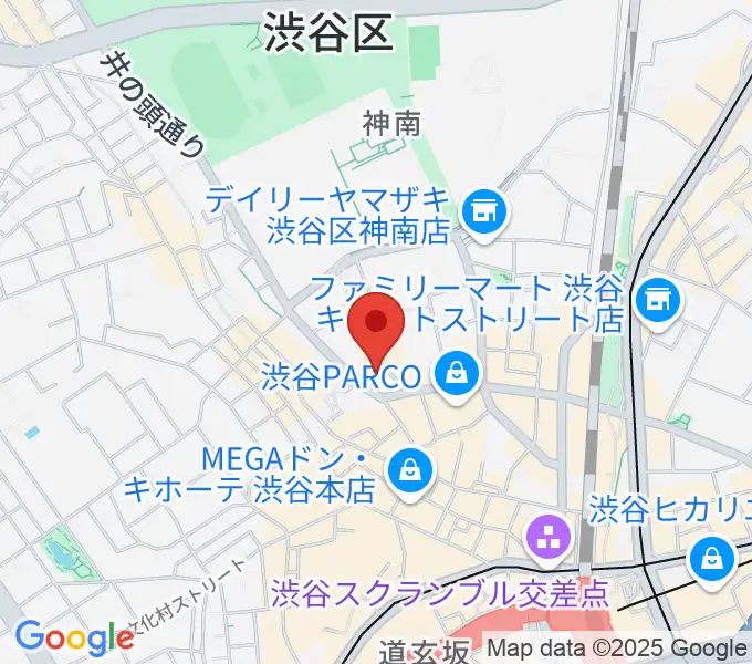 渋谷next recordsの地図