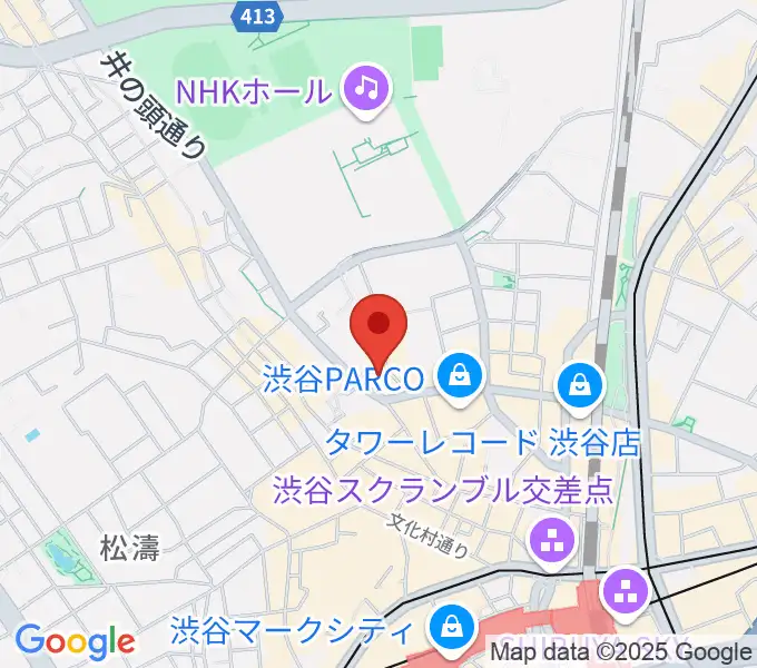 渋谷next recordsの地図